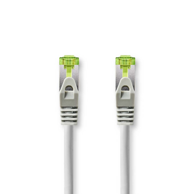 Nedis CAT7 nettverkskabel | S/FTP | RJ45 Han | RJ45 Han | 1.00 m | Snagless | Rund | LSZH | Grå | Boks