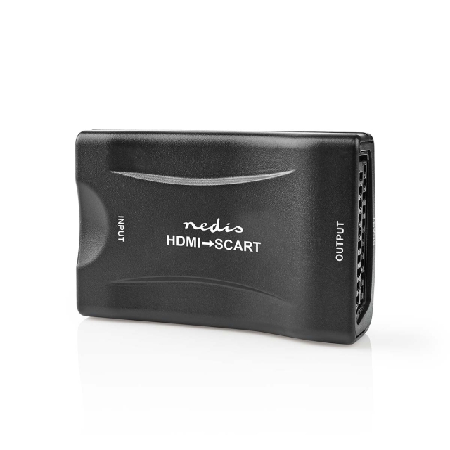 Nedis HDMI ™ Converter | HDMI™ Input | SCART Female | 1-veis | 1080p | 1.2 Gbps | ABS | Sort