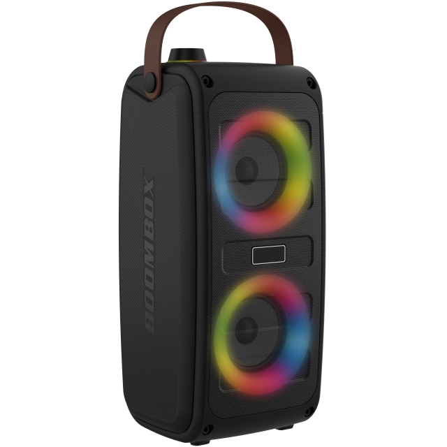 Denver Bærbar Bluetooth-høyttaler Batteri og lysuttak