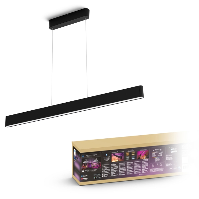 Philips Hue Ensis pendellampe hvit/fargesvart