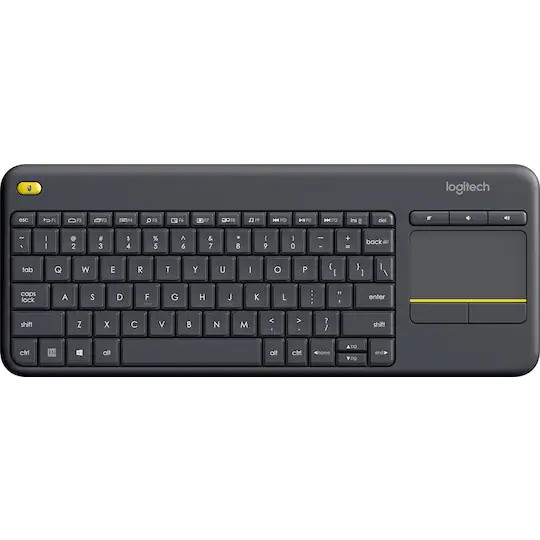 Logitech K400 trådløst tastatur svart
