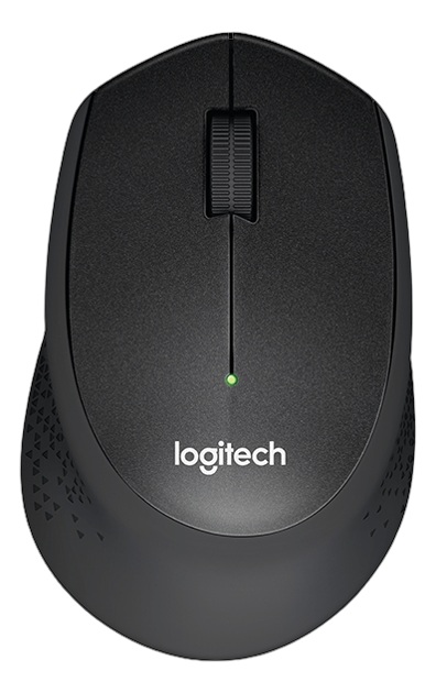 Logitech M330 Lydløs trådløs mus, svart