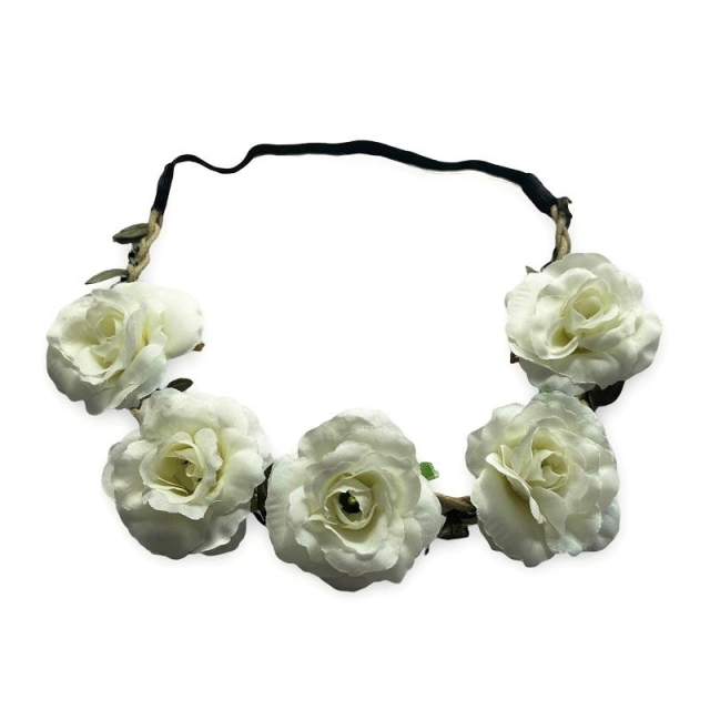 Hårband Hårbånd Blossom - Off White