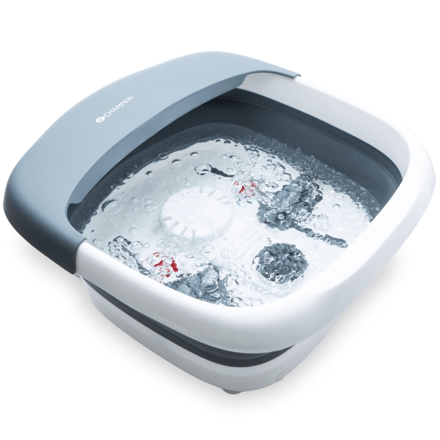 Champion Sammenleggbart fotbad 5L FB210 Grå/Hvit