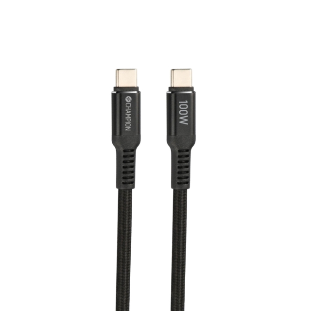 Champion USB-C-kabel 100W 1m svart