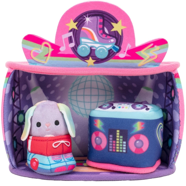 Squishmallows Squishville lekescene - Rock & Roller Disco