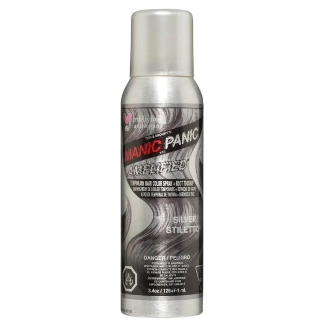 Manic Panic Midlertidig fargespray Silver Stiletto