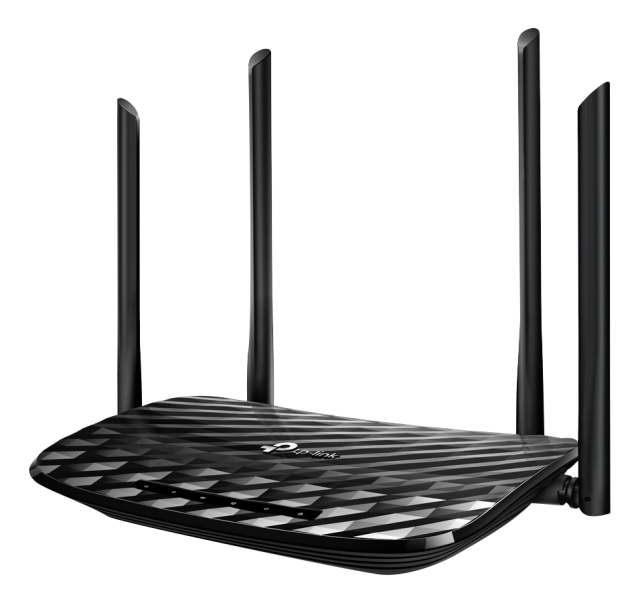tplink Archer C6 AC1200 trådløs MU-MIMO Gbit 2,4/5GHz 4xRJ45