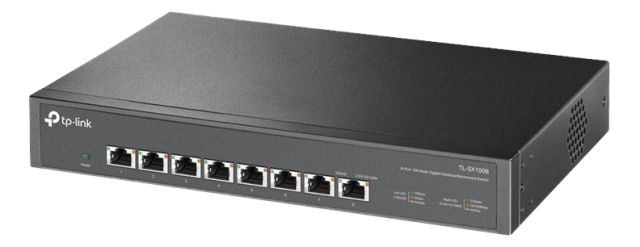 tplink 8-port 10G multi-gigabit-svitsj