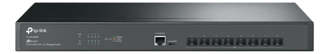 tplink JetStream™ 8-port 10GE SFP+ L2+ administrert svitsj