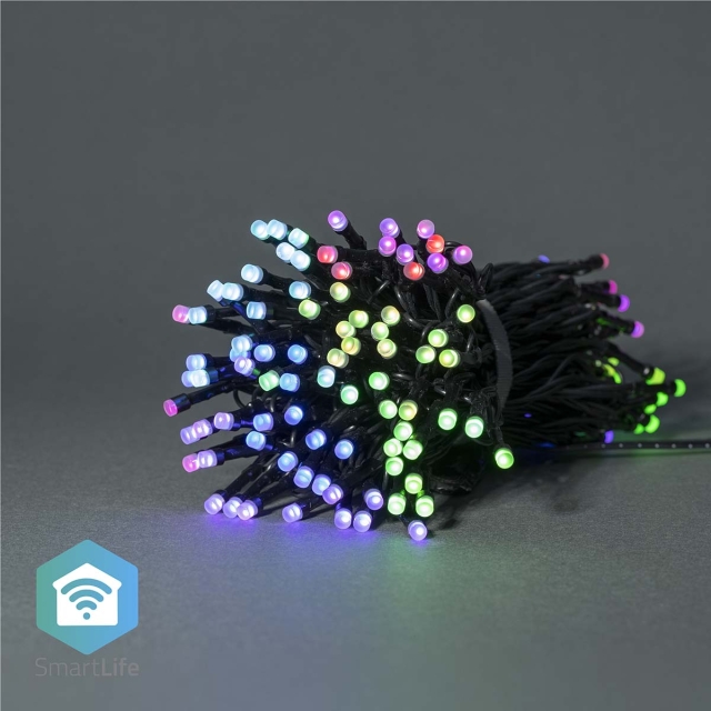 Nedis SmartLife Julelys | Streng | Wi-Fi | RGB | 168 LED