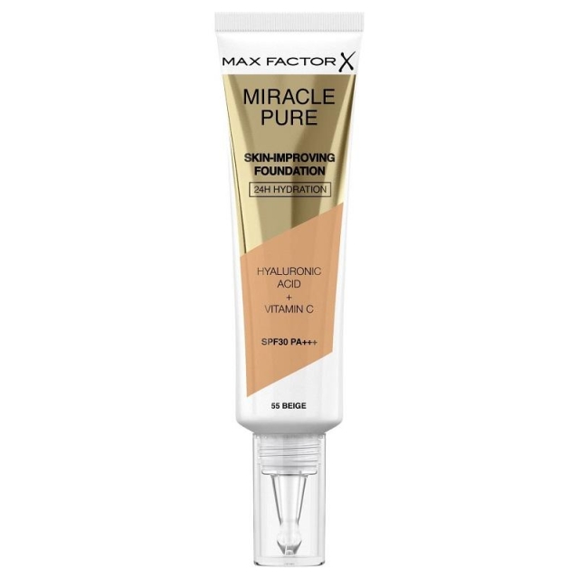 Max Factor Miracle Pure Skin-Improving Foundation 55 Beige 30 ml