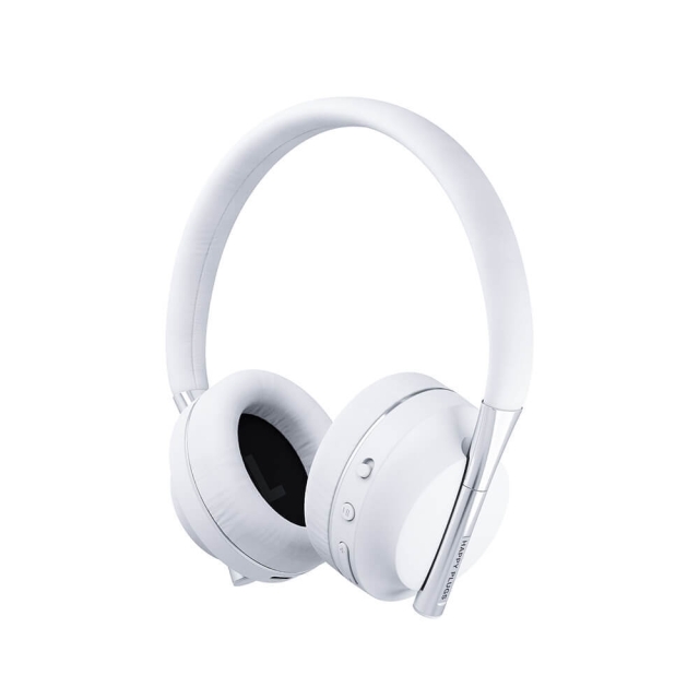 Happy Plugs Play Hodetelefoner Over-Ear 85dB Trådløs Hvit