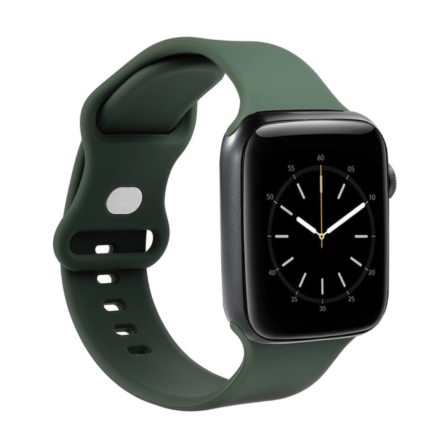 Gear Klokkearmbånd Silikon Apple Watch  42/44/45mm Olivengrønn