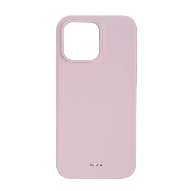 Onsala Mobildeksel Silikon Chalk Pink - iPhone 14 Pro Max