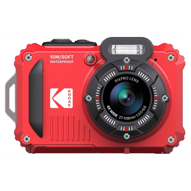 Kodak Digitalt Kamera Pixpro WPZ2 5x WP 16MP Wifi Rød