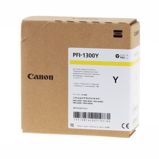 Canon Blekk 0814C001 PFI-1300 Gul
