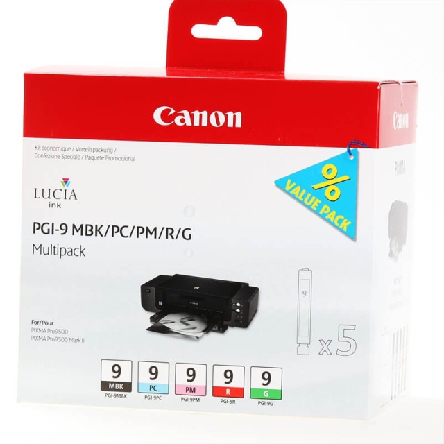 Canon Blekk 1033B013 PGI-9 MBK/PC/PM/R/G