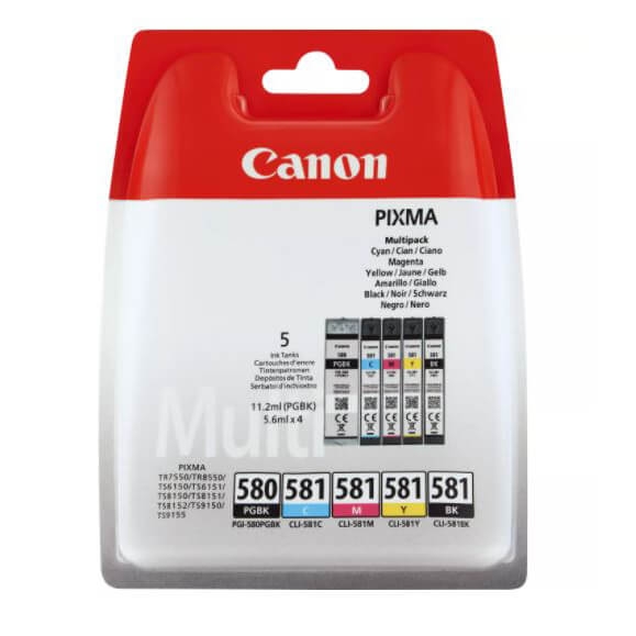 Canon Blekk Multipakke 2078C005 PGI-580/CLI-581