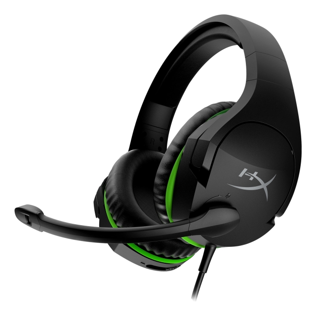 HyperX CloudX Stinger Gaming Headset, svart/grønn