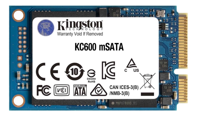 Kingston 256 GB KC600 SSD - mSATA 2,5"