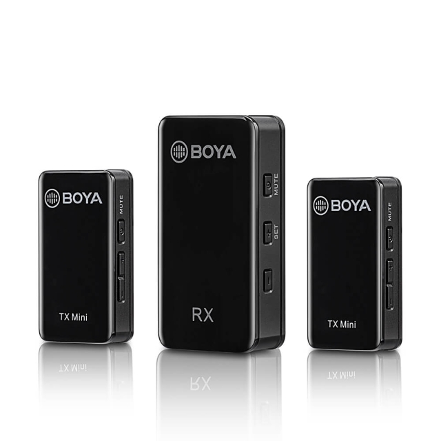 BOYA Trådløs mikrofon x2 BY-XM6-S2 Mini 3.5mm