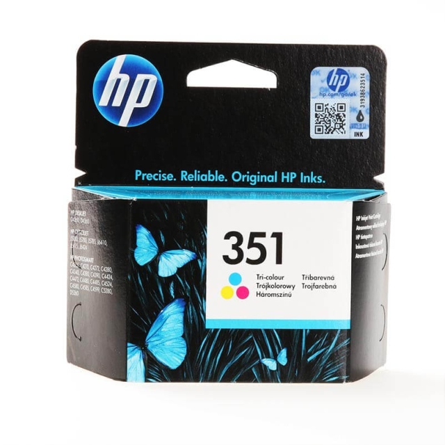 HP Blekk CB337EE 351 Tri-colour