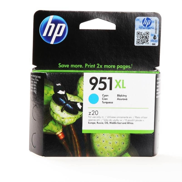 HP Blekk CN046AE 951XL Cyan