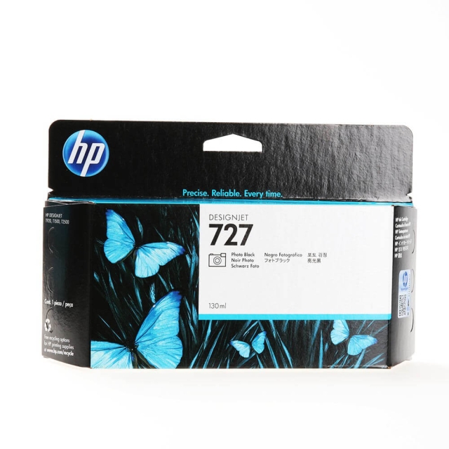 HP Blekk B3P23A 727 Fotosvart 130ml