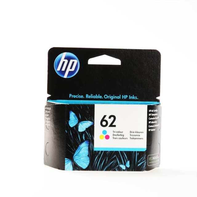 HP Blekk C2P06AE 62 Tri-colour
