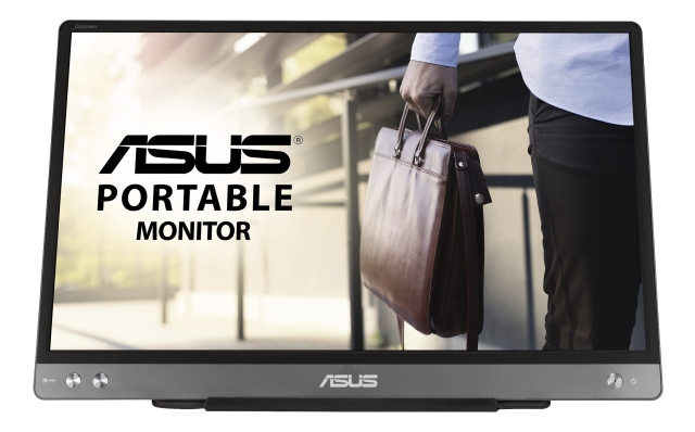 Asus ZenScreen MB14AC - LED-skjerm - 14" - bærbar - 1920 x 1080 Full HD (1080p) - IPS - 220 cd/m² - 700:1 - 5 ms - USB-C - mørk grå