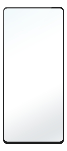 DELTACO skjermbeskytter til Samsung Galaxy A73, 2,5D herdet glass, 9H hardhet