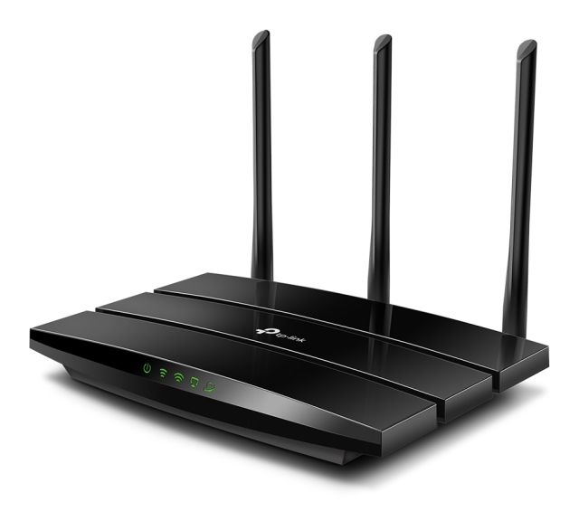 TP-LINK Archer A8 AC1900 Trådlös MU-MIMO Wi-Fi-ruter, svart