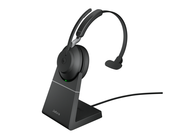 Jabra Jabra Kontorhodesett med ladestasjon, Evolve2 65 Link380a Ms Mono Black
