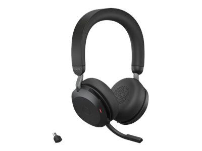 Jabra Jabra Trådløse hodetelefoner for kontoret, Evolve2 75 Link380c Uc Stereo Black