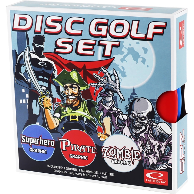 Latitude 64 Disc Golf Set SPZ 3 forskjellige discs