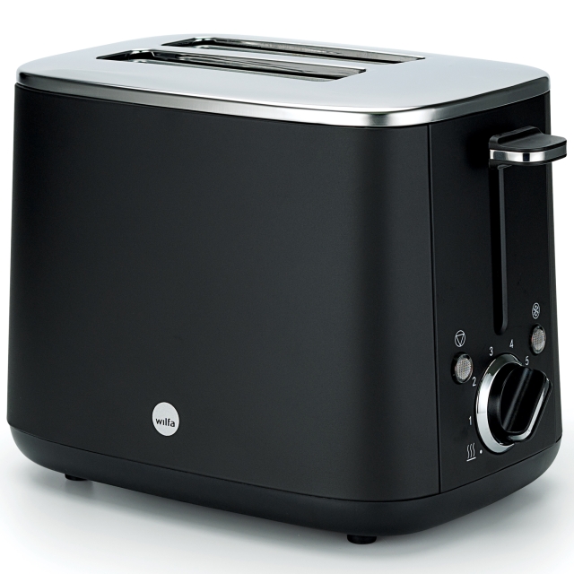 Wilfa Brødrister svart Rustfritt stål 2 skiver TO2B-1000