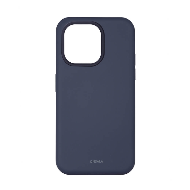 Onsala Backcover Silicone iPhone 14 Pro 6,1" Dark Blue
