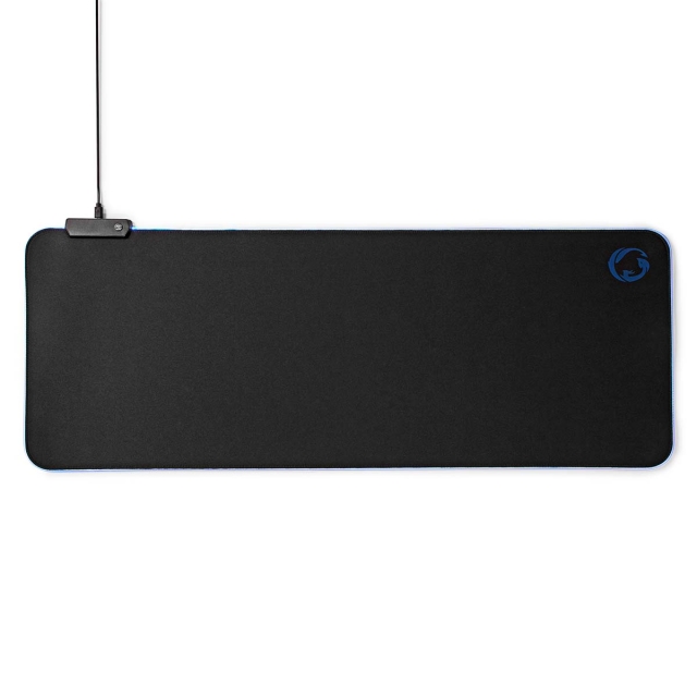 Nedis Gaming musematte | Gummi / Mikrofiber | Sort