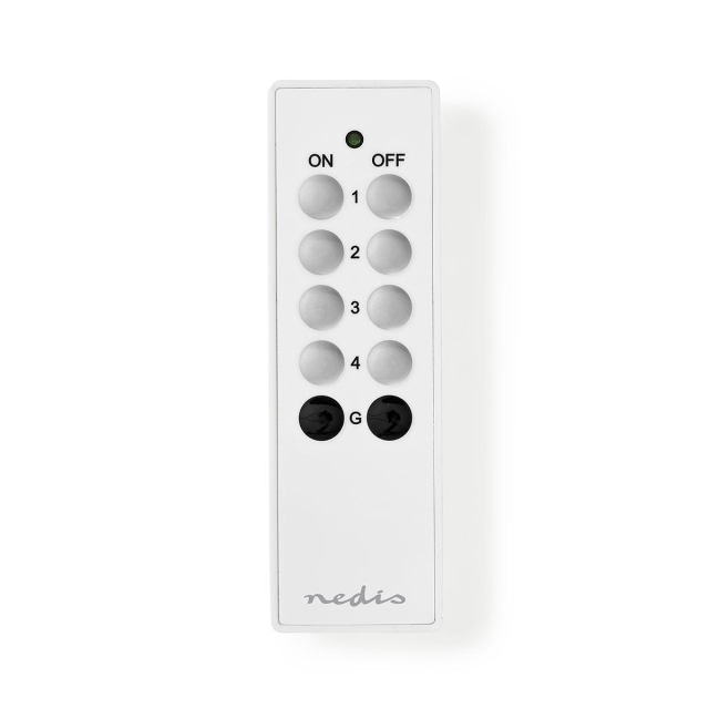Nedis RF-fjernkontroll | 4 Kanaler | Programmerbare knapper