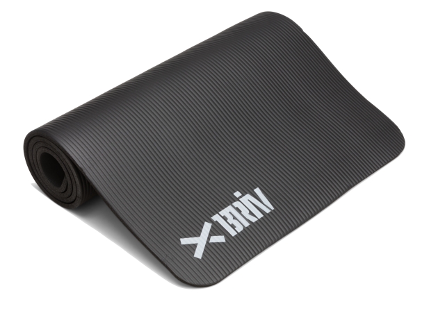 Briv Treningsmatte NBR 10 mm 180x60 cm, Svart