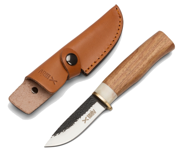 Jaktkniv Sarek ben/rosentre 20 cm 420SS, 5/40