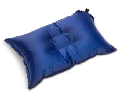 Selvoppblåsbar pute 48x32x13 cm, 3 blandede farger, 1-pk