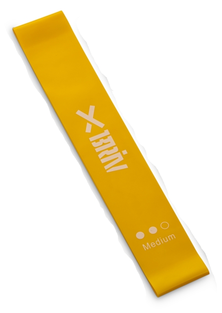 Briv Treningsbånd Latex 30x5 cm 0,7 mm, Gul