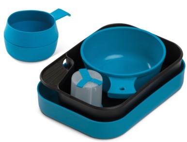 Briv Tallerkeneske komplett blå