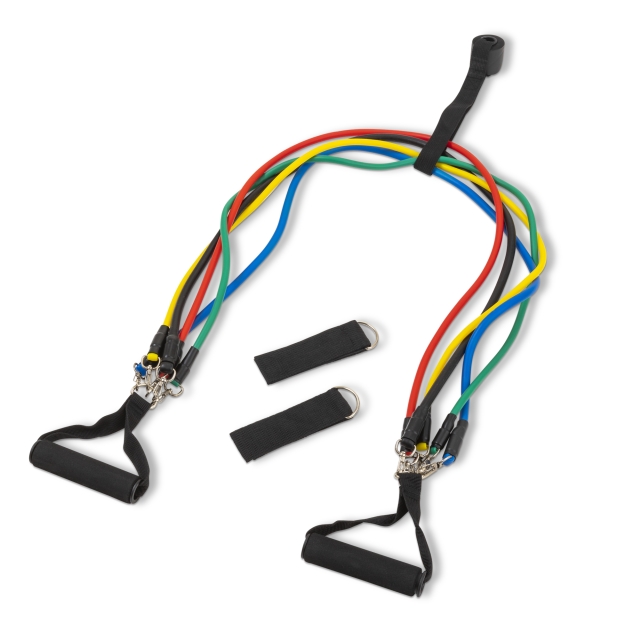 Elastiske treningsbånd 11 stk