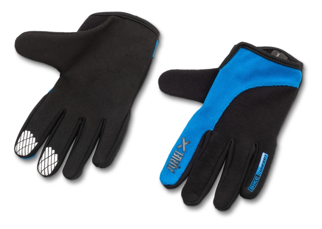 Sykkelhanske Santa Cruz JR Blue, størrelse S