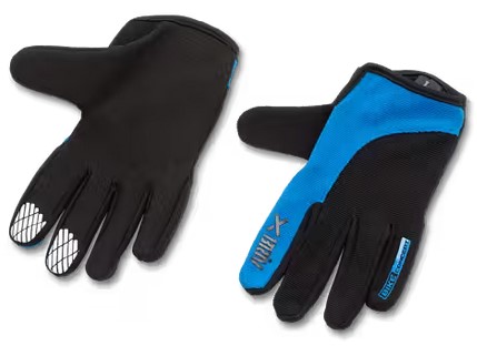 Sykkelhanske Santa Cruz JR Blue, størrelse L