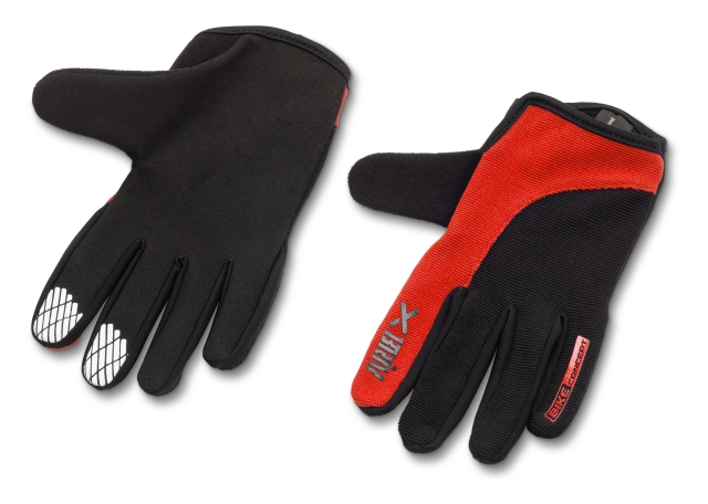 Sykkelhanske Santa Cruz JR Red, størrelse S