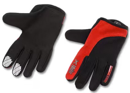 Sykkelhanske Santa Cruz JR Red, størrelse M